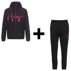 HUGO BOSS tracksuit | Medium | Black Red | NWT
